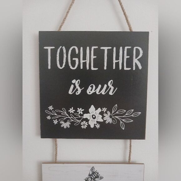3 for 26 - Together Is Our Favorite Place To Bee Sign - Picture 3 of 5